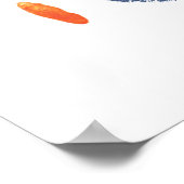 Poster Lignes de formes géométriques Abstraites modernes (Coin)