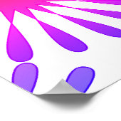 Poster Lignes de Nazca Dorées Perdues Colibri (Coin)