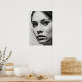 Poster Lignes de pensée (Cuisine)