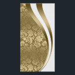 Poster Lignes dynamiques Gold Abstraites<br><div class="desc">Kines dynamiques Abstraites en or et blanc.</div>
