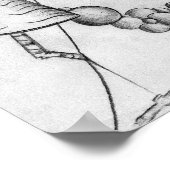 Poster Lignes en mouvement (Coin)