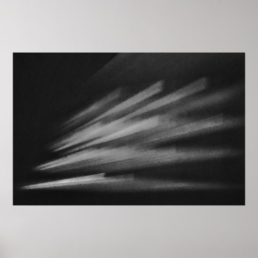 Poster Lignes lumineuses, (Devant)