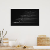 Poster Lignes lumineuses, (Cuisine)