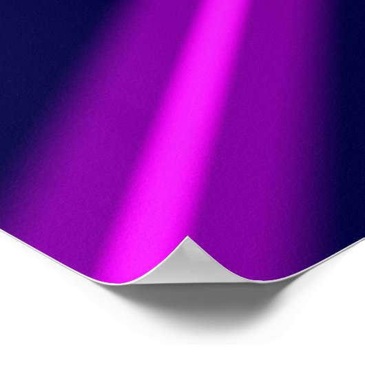 Poster Lignes lumineuses (Coin)