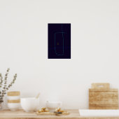 Poster Lignes minimalistes (Cuisine)