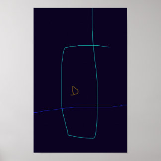 Poster Lignes minimalistes