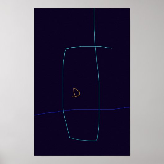 Poster Lignes minimalistes (Devant)