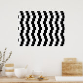 Poster Lignes parallèles (Cuisine)