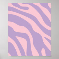 Lignes Rétro Rose Et Violet