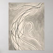 Poster Lignes rythmiques | Abraham Walkowitz (Devant)
