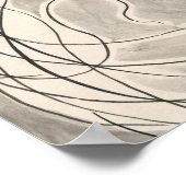 Poster Lignes rythmiques | Abraham Walkowitz (Coin)