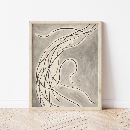 Poster Lignes rythmiques | Abraham Walkowitz