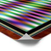 Poster Lignes vibrantes (Coin)