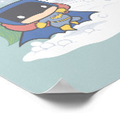 Poster Ligue de Justice Chibi Snowball combat (Coin)