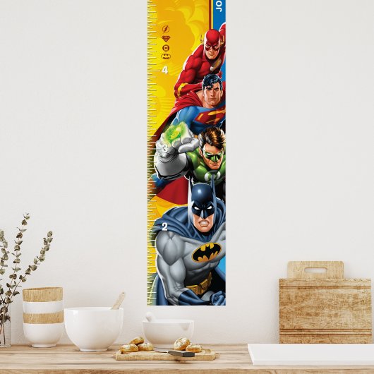 Poster Ligue de Justice | Graphique de croissance (Cuisine)