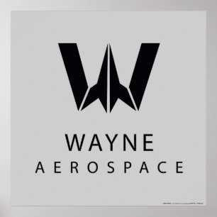 Poster Ligue de Justice   Logo Wayne Aerospace