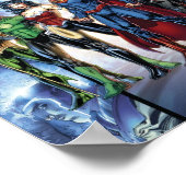 Poster Ligue de Justice | Nouveau 52 Ligue de Justice (Coin)