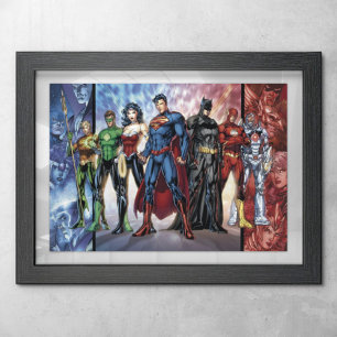 Poster Ligue de Justice   Nouveau 52 Ligue de Justice