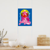 Poster Ligue de Justice | Retro Group & Logo Pop Art (Cuisine)