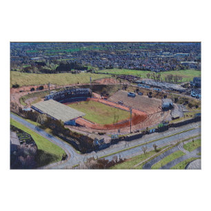 Poster Ligue de rugby de Bradford, Odsal Stadium Coral St