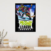 Poster Ligue Mutant Hockey - Les Joueurs (Cuisine)