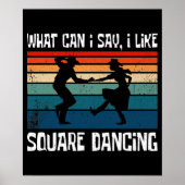 Poster Like Square Dance Square Dancing (Devant)