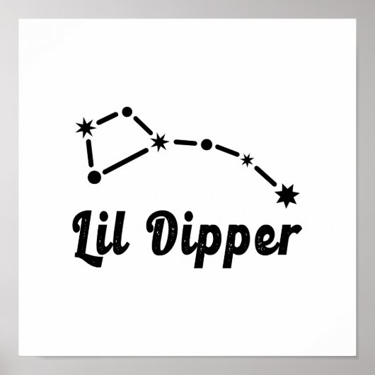 Poster Lil Dipper Constellation Ursa Mineure (Devant)