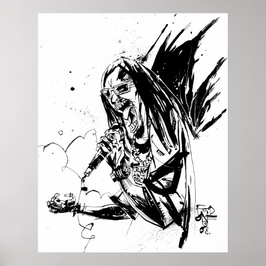 Poster Lil Jon "Collaboration de Jim Mahfood et Lil Jon" (Devant)