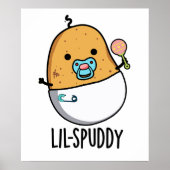 Poster Lil-spuddy Funny Potato Pun  (Devant)