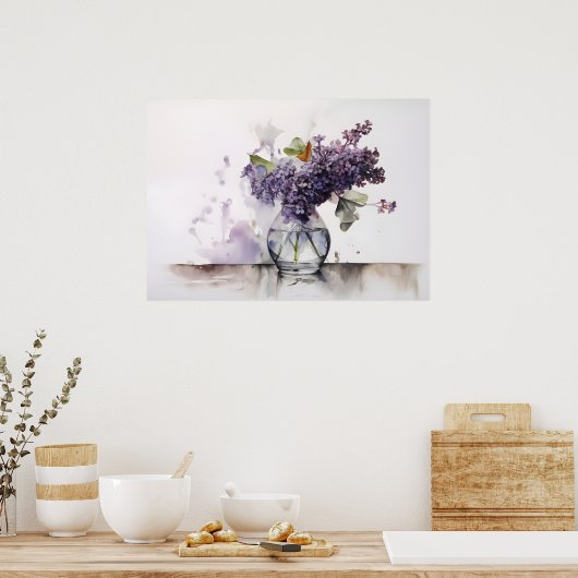 Poster Lilac (Cuisine)