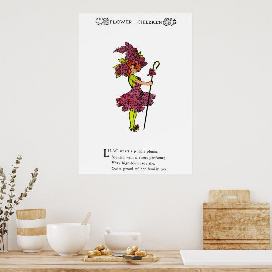 Poster Lilac (Cuisine)