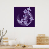 Poster Lilac en cercle (Cuisine)