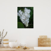 Poster Lilac en forme de coeur (Cuisine)