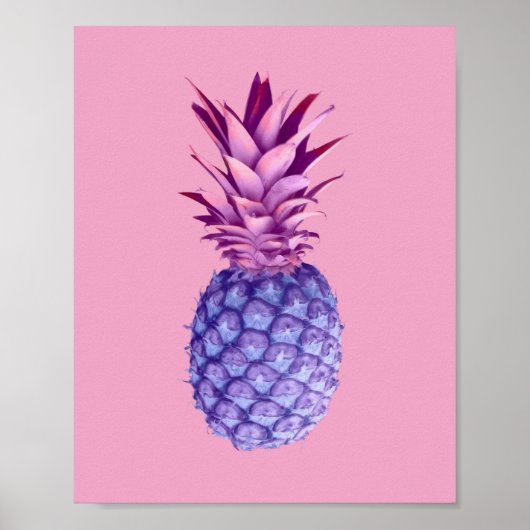 Poster Lilac et ananas rose (Devant)