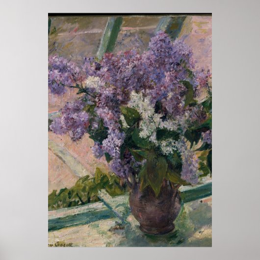 Poster Lilac Gardens dans un vase (Devant)