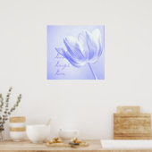 Poster Lilac Tulip Live, Rire, Amour (Cuisine)