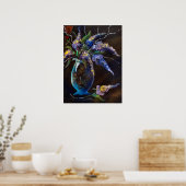 Poster Lilacs dans l'impression Vase Abstraite (Cuisine)