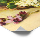 Poster Lilacs dans un panier par Catherine Klein Imprimer (Coin)