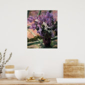 Poster Lilacs dans une fenêtre (Cuisine)