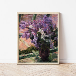 Poster Lilacs dans une fenêtre Mary Cassatt