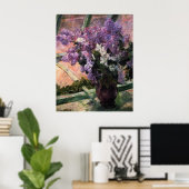 Poster Lilacs dans une fenêtre, Mary Cassatt (Bureau à domicile)