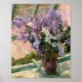 Poster Lilacs dans une fenêtre Mary Cassatt Art (Devant)
