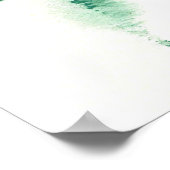 Poster Lilacs d'aquarelle Abstraite (Coin)