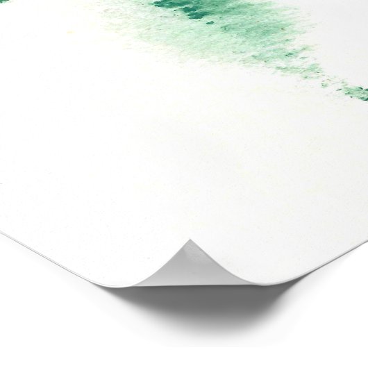 Poster Lilacs d'aquarelle Abstraite (Coin)