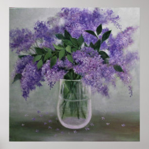 Poster Lilacs romantiques/Poster