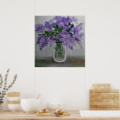 Poster Lilacs romantiques/Poster (Cuisine)