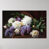 Poster Lilas et pivoines (Devant)