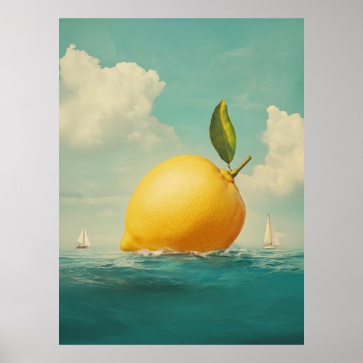 Poster L'île aux citrons dans les eaux de rêve (Devant)