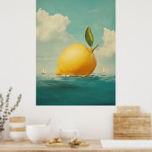 Poster L'île aux citrons dans les eaux de rêve (Cuisine)