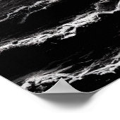 Poster L'île aux crânes d'art noir et blanc | AI Art Post (Coin)